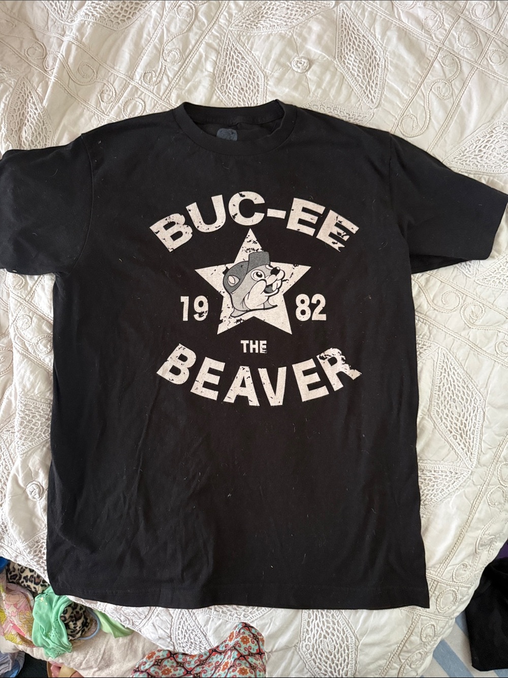 Buc-ee's The Beaver Graphic Tee - Black adult M